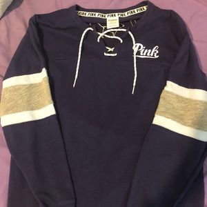 Pink long sleeve shirt